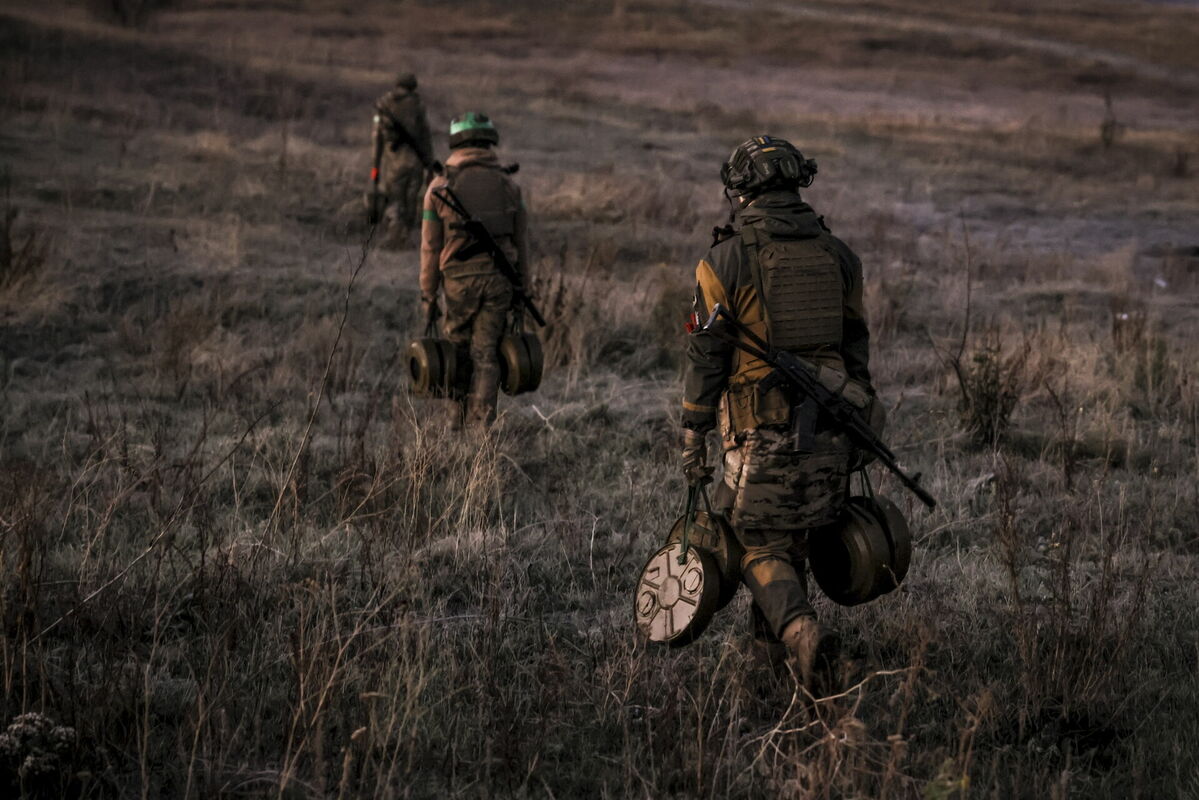 Kājinieku mīnas. Foto: scanpix/EPA/24TH MECHANIZED BRIGADE PRESS SERVICE