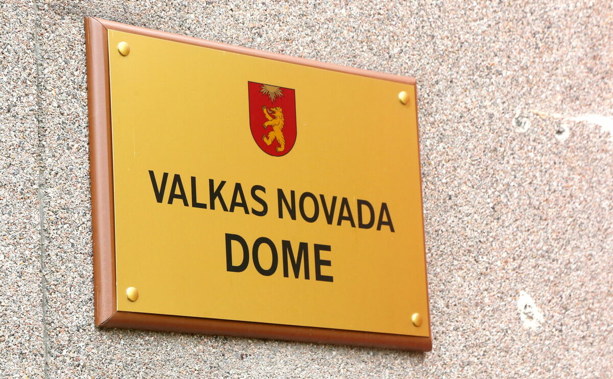 Valkas novada domes ēka. Foto: Paula Čurkste/LETA