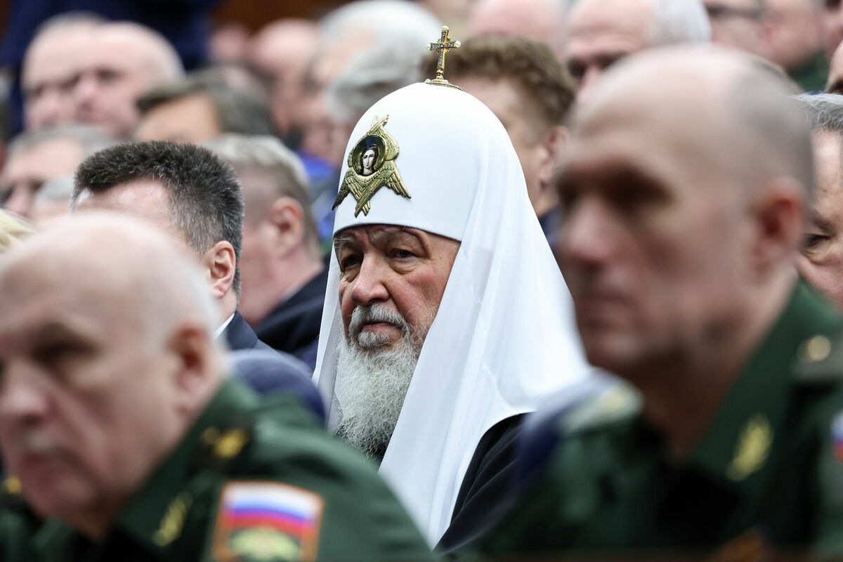 Patriarhs Kirils. Foto: scanpix/EPA/ALEXANDER KAZAKOV / SPUTNIK / KREMLIN POOL