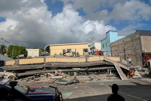 Zemestrīce Vanuatu. Foto: scanpix/AFP)