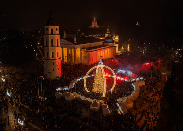 Viļņa Ziemassvētkos. Foto: Publicitātes attēls