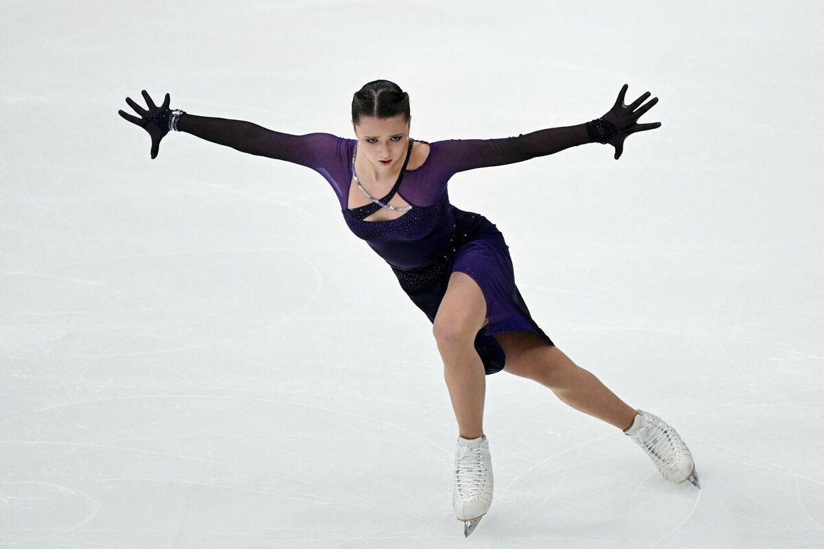 Krievijas daiļslidotāja Kamilla Vaļijeva. Foto: scanpix/Natalia KOLESNIKOVA / AFP