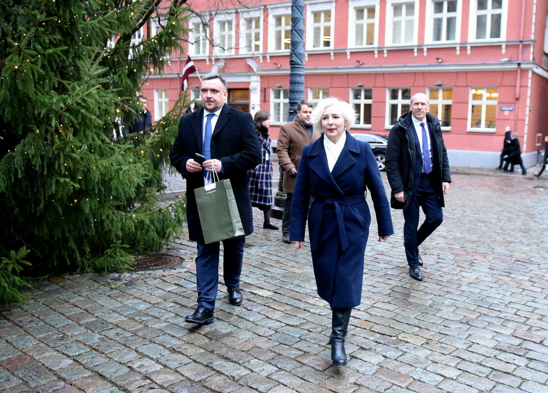 Saeimas priekšsēdētāja Daiga Mieriņa. Foto: Zane Bitere/LETA