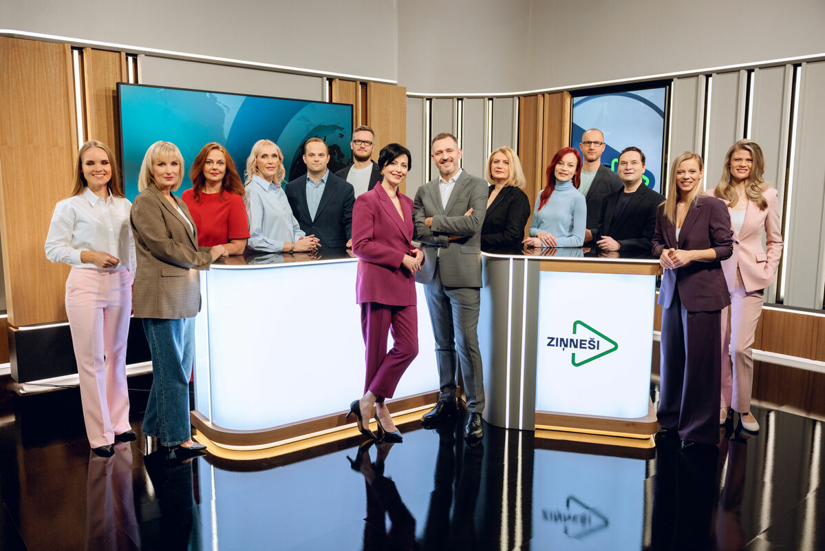 360TV Ziņu komanda. Foto: Publicitātes attēls