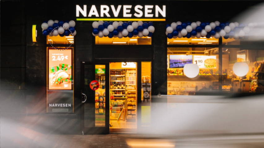 "Narvesen" veikals. Foto: Narvesen