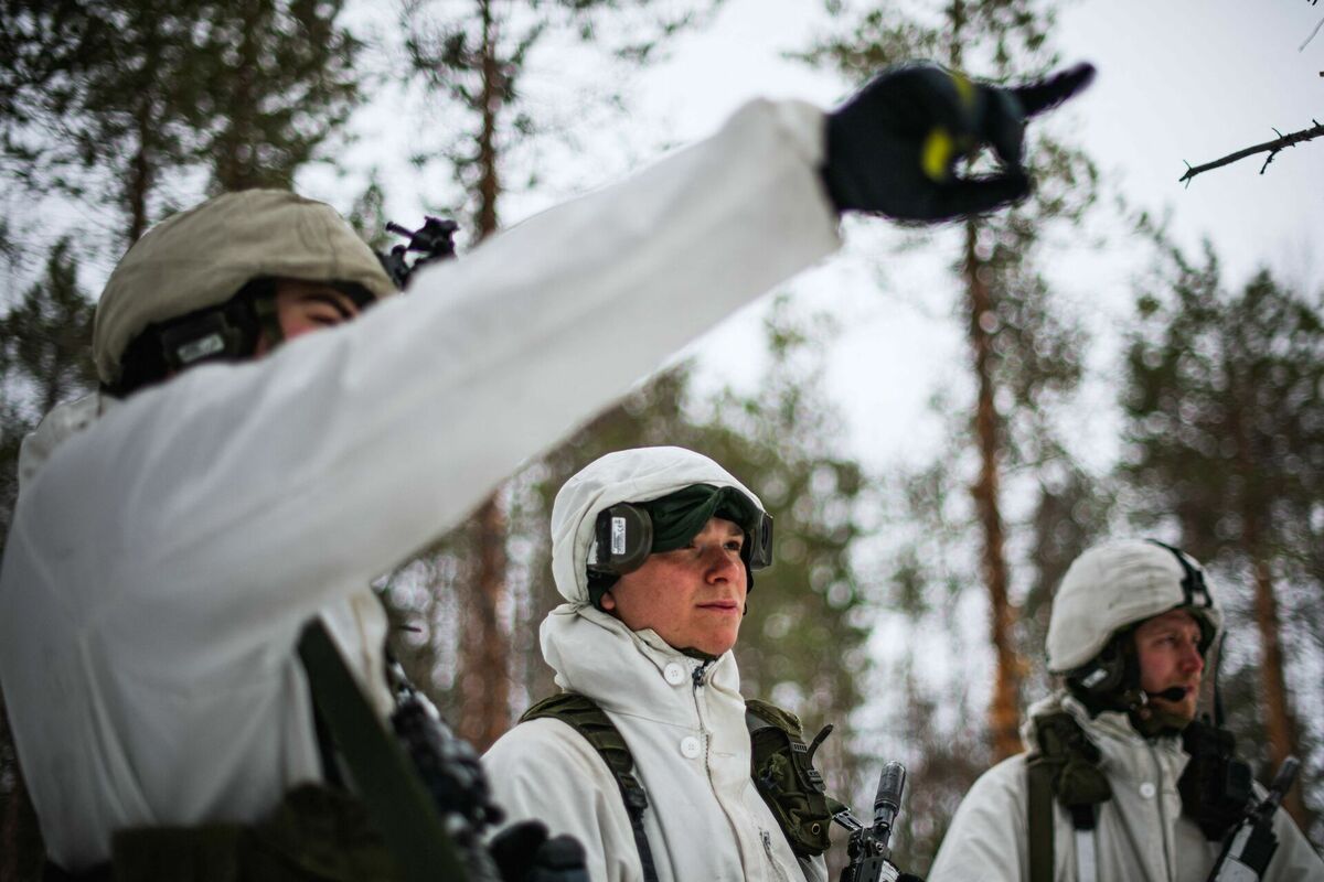 Zviedrijas karavīri. Foto: Jonathan NACKSTRAND / AFP / Scanpix