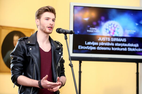 Justs Sirmais 2016. gadā. Foto: Ieva Čīka / LETA