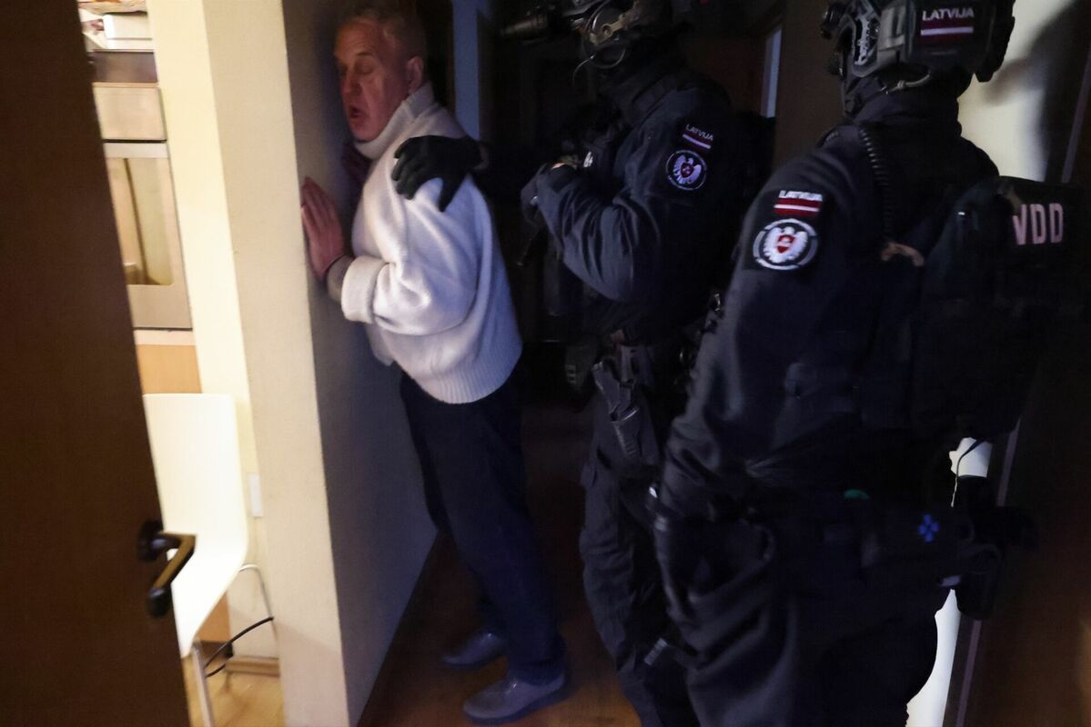 Aleksandra Gapoņenko aizturēšana. Foto: VDD