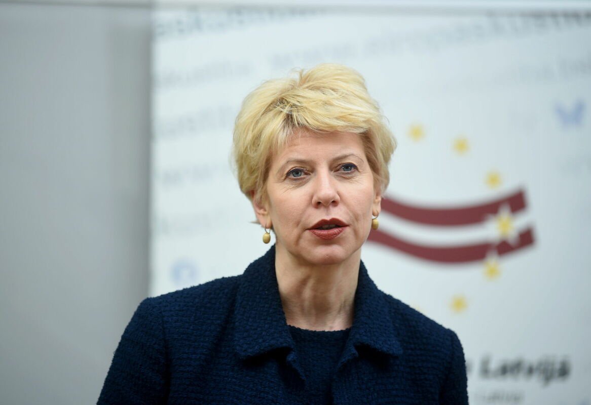 Izglitības un zinātnes ministre Anda Čakša. Foto: Zane Bitere/LETA