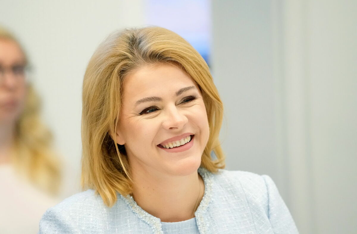 Ministru prezidente Evika Siliņa. Foto: Edijs Pālens/LETA