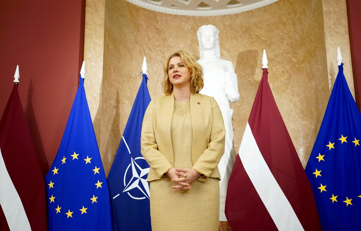 Ministru prezidente Evika Siliņa. Foto: Ieva Leiniša/LETA