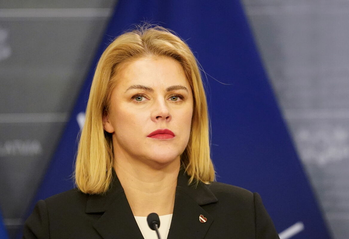 Ministru prezidente Evika Siliņa. Foto: Edijs Pālens/LETA
