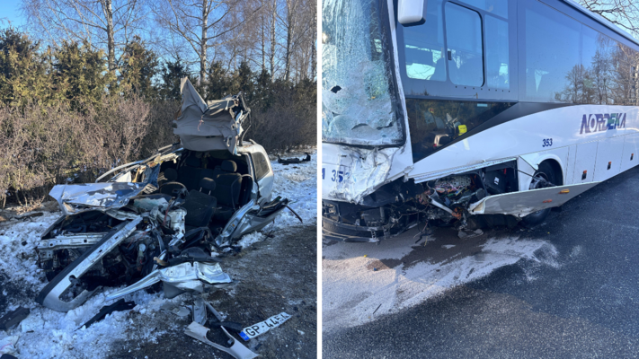 Avārija uz Liepājas šosejas. Foto: 360 Ziņas