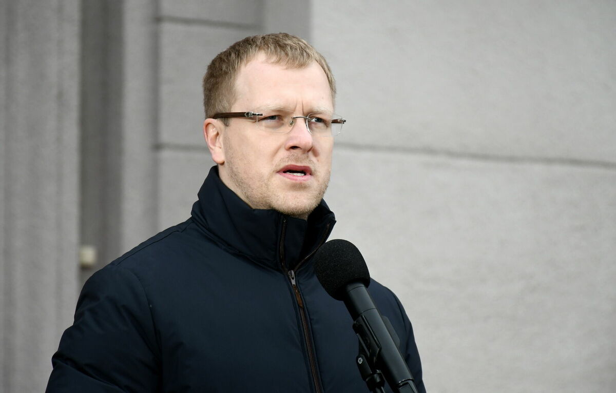 Daugavpils domes priekšsēdētājs Andrejs Elksniņš. Foto: Ivars Soikāns/LETA