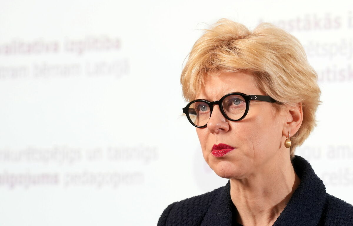 Izglītības un zinātnes ministre Anda Čakša. Foto: Evija Trifanova/LETA