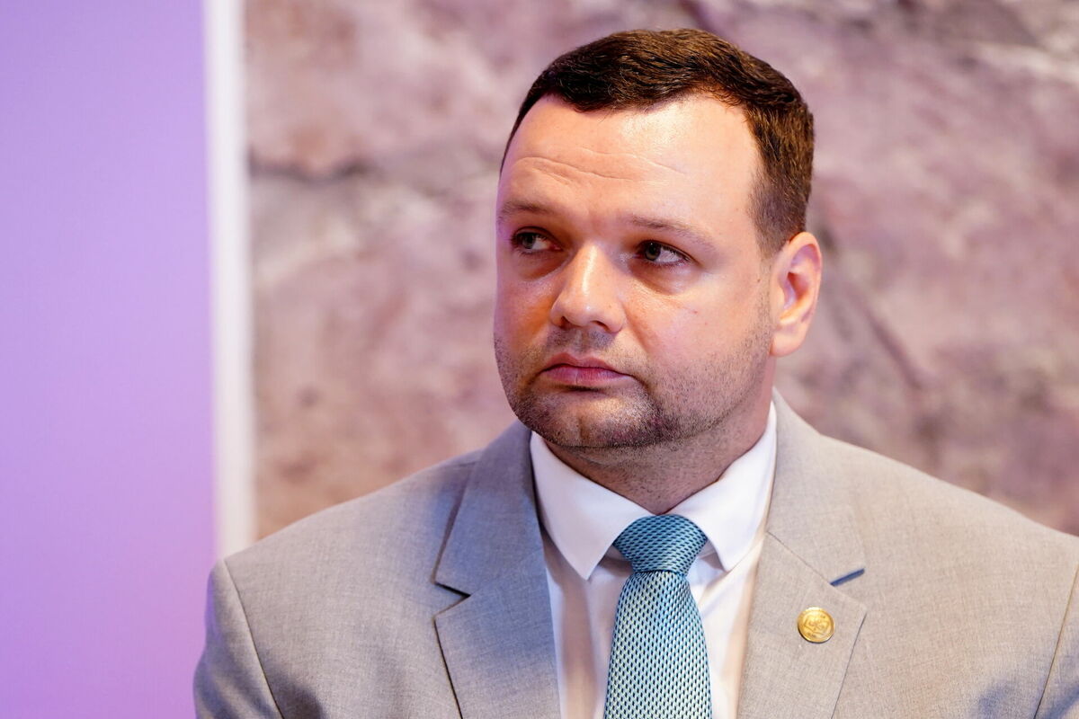 Labklājības ministrijas parlamentārais sekretārs Reinis Uzulnieks. Foto: Ieva Leiniša/LETA