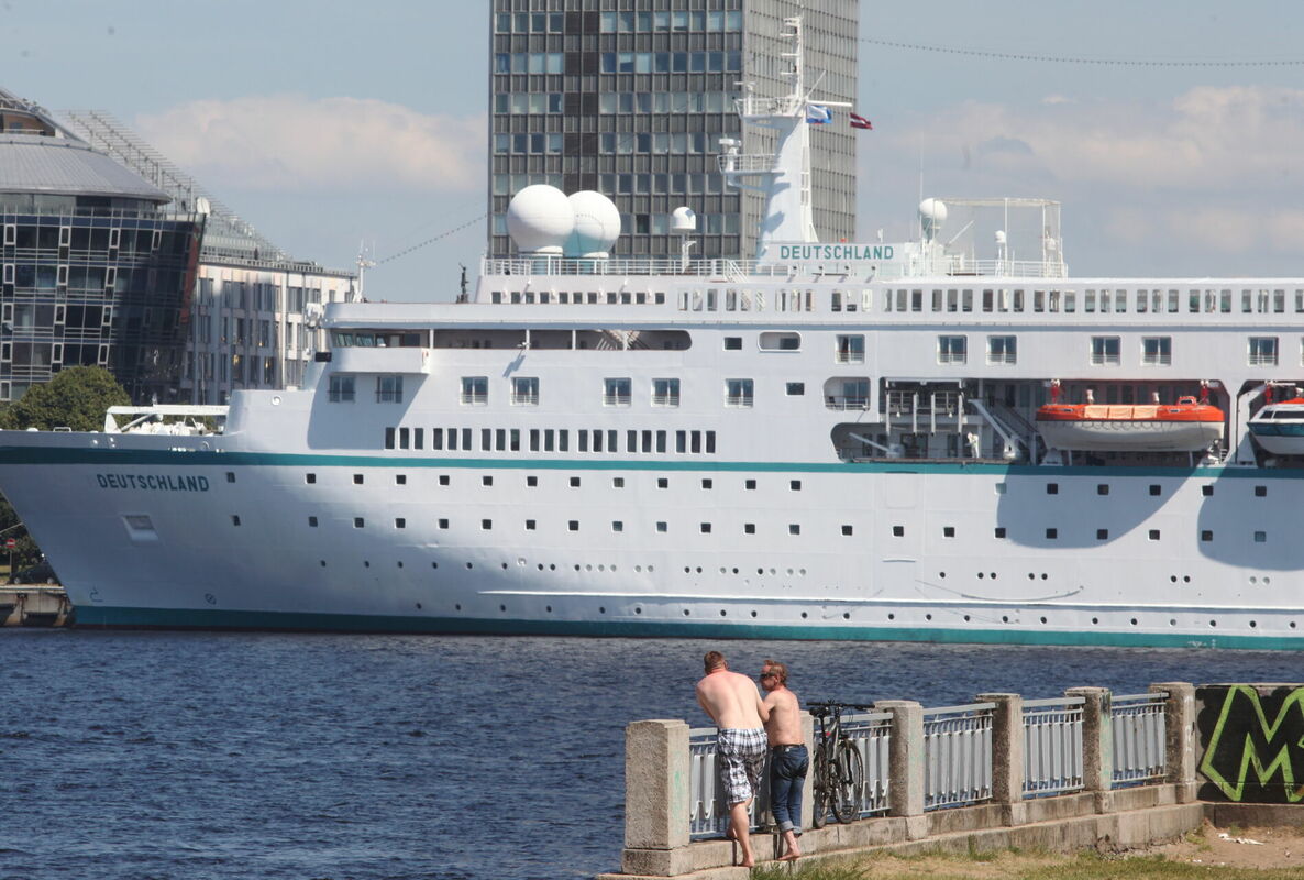 Kruīza kuģis, ilustratīvs attēls. Foto: Paula Čurkste/LETA