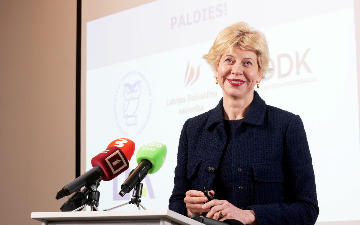 Izglītības un zinātnes ministre Anda Čakša. Foto: Evija Trifanova/LETA