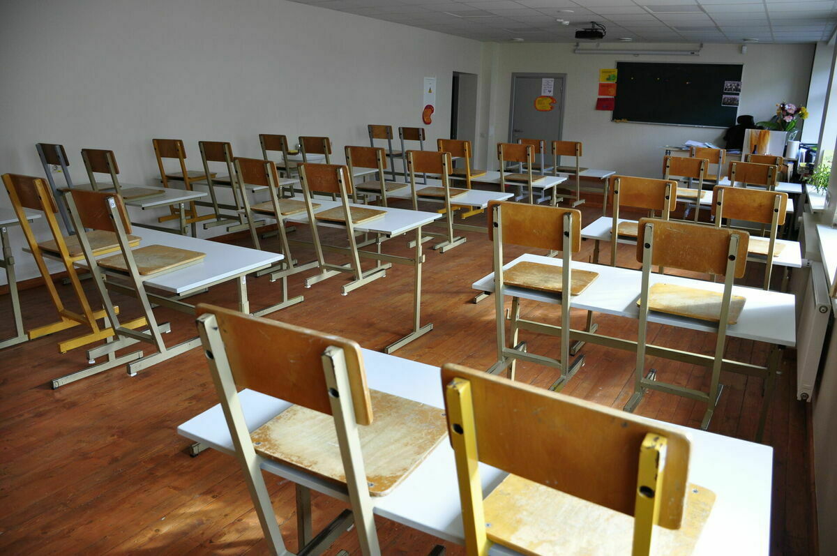 Mācību klase. Foto: Ivars Soikāns/LETA