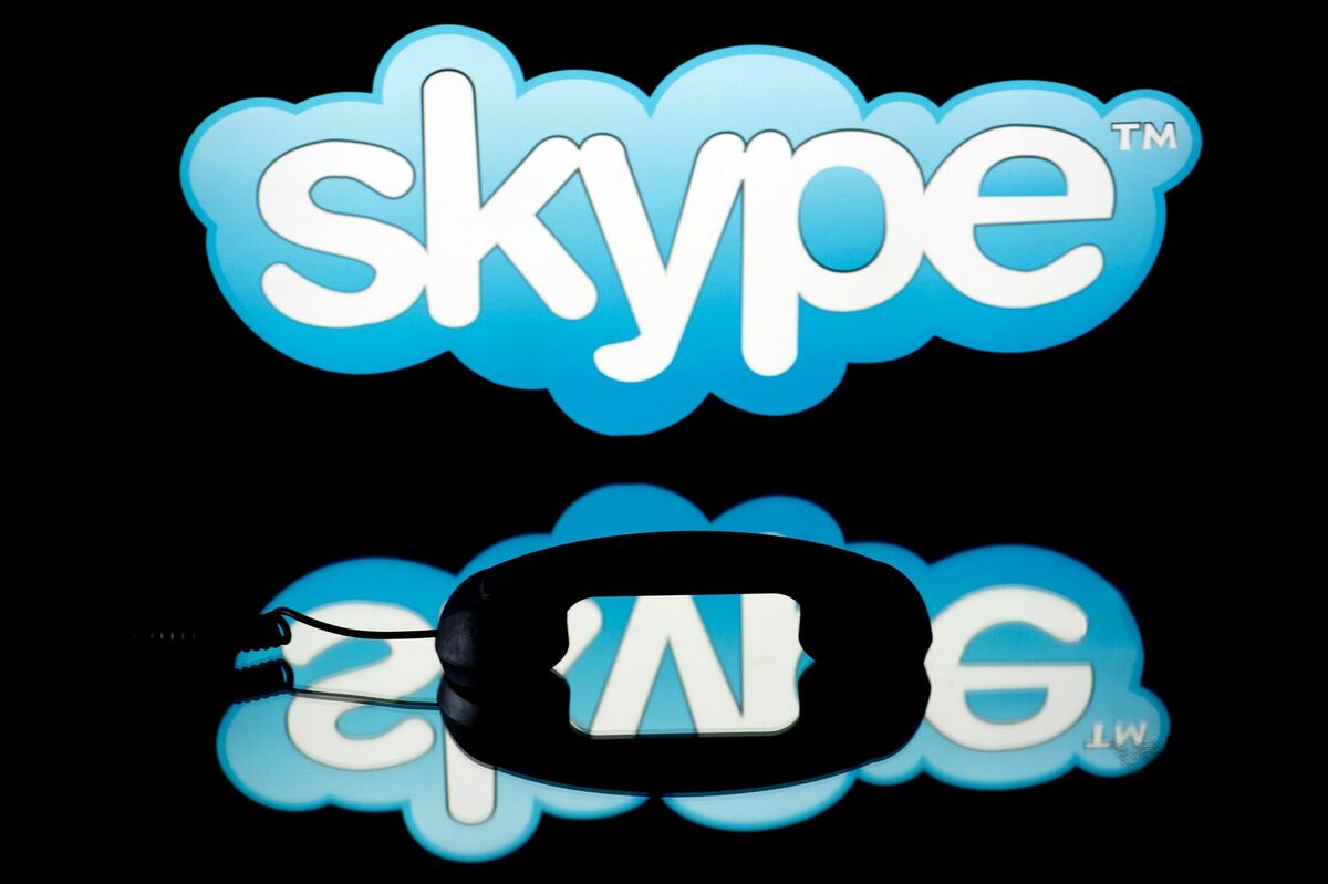 "Skype". Foto: AFP PHOTO / LIONEL BONAVENTURE