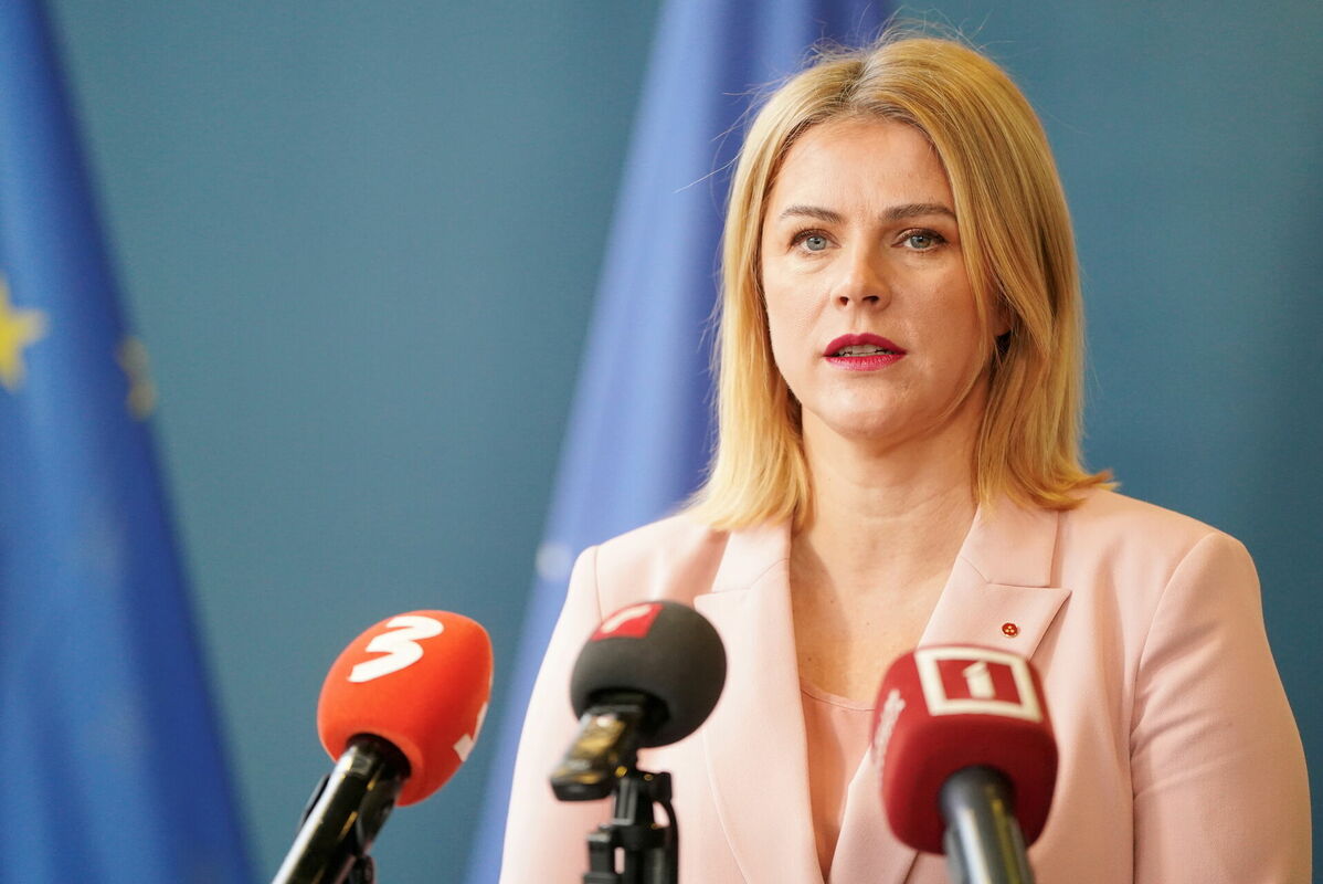 Ministru prezidente Evika Siliņa. Foto: Paula Čurkste/LETA