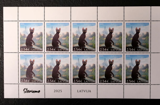 Straumes pastmarkas. Foto: Evija Trifanova/LETA