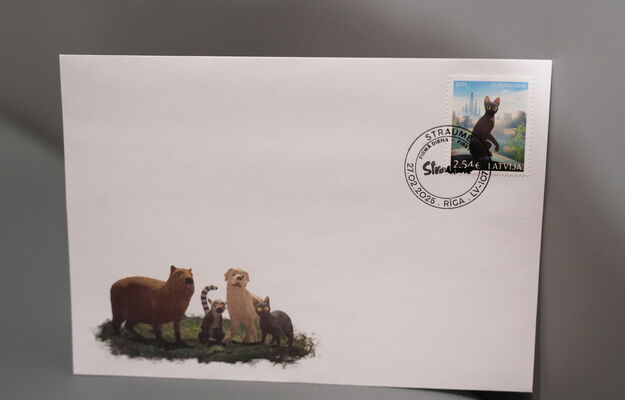 Straumes pastmarkas. Foto: Evija Trifanova/LETA