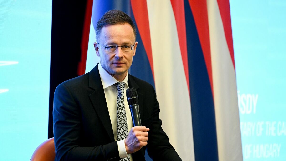 Pēters Sijārto. Foto: EPA/TIBOR ILLYES/Scanpix