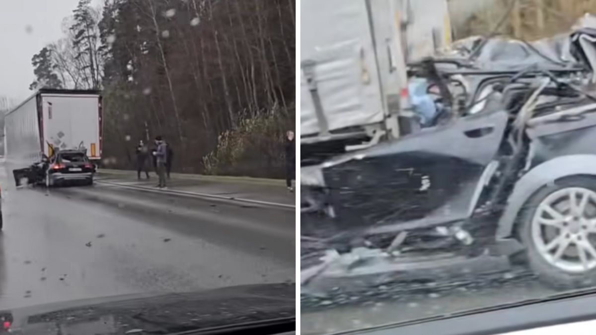 Avārija. Foto: facebook/ "sadursme"