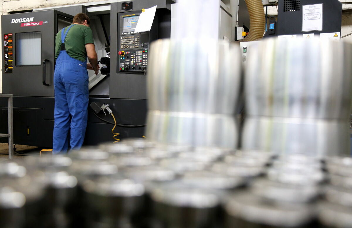 AS "Latvijas Finieris" iekārtu rūpnīca. Foto: Edijs Pālens/LETA