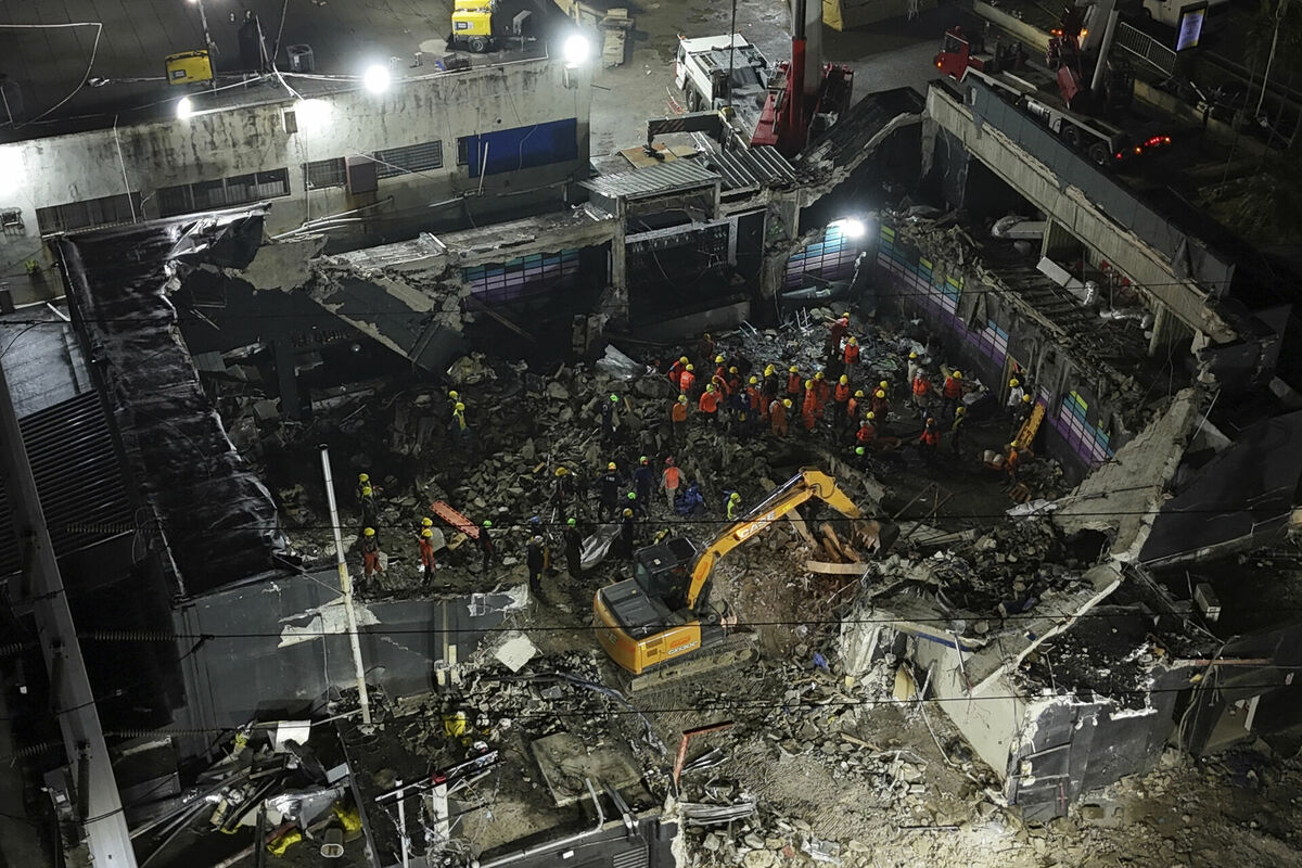 Dominikānā iegruvušais naktsklubs. Foto: AP Photo/Matias Delacroix