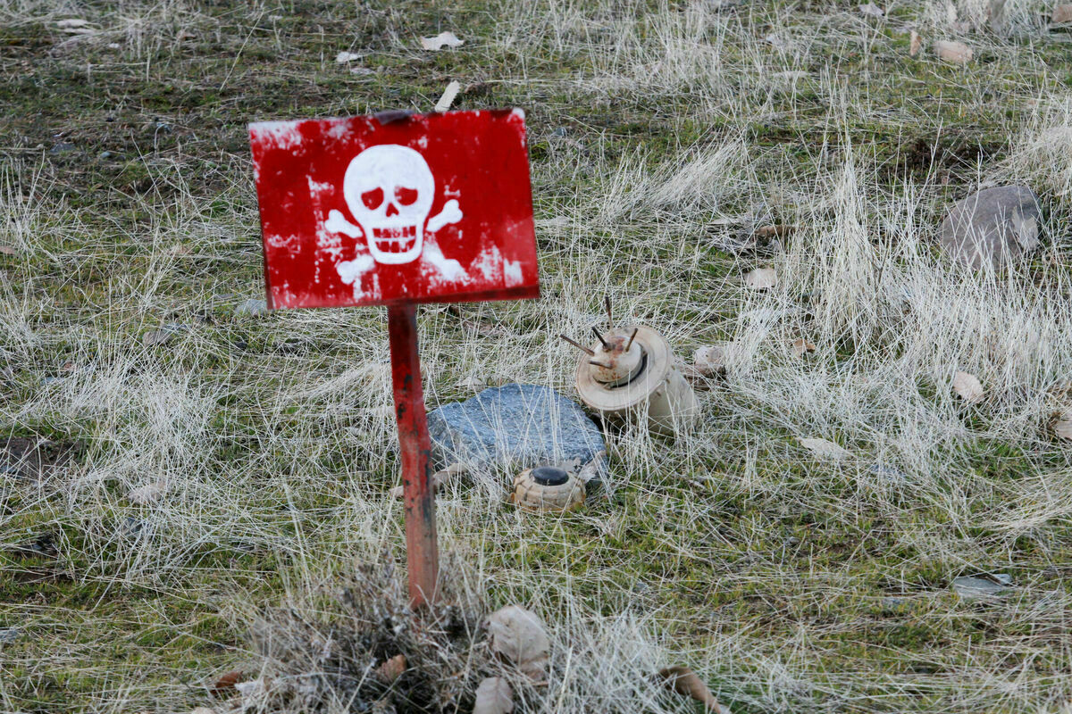 Mīnu lauks. Foto: REUTERS/Ako Rasheed