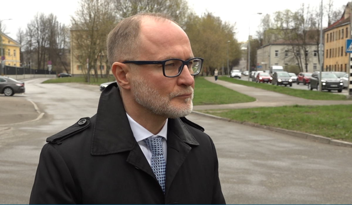 Aizsardzības ministrs Andris Sprūds. Foto: Ekrānšāviņš no sižeta