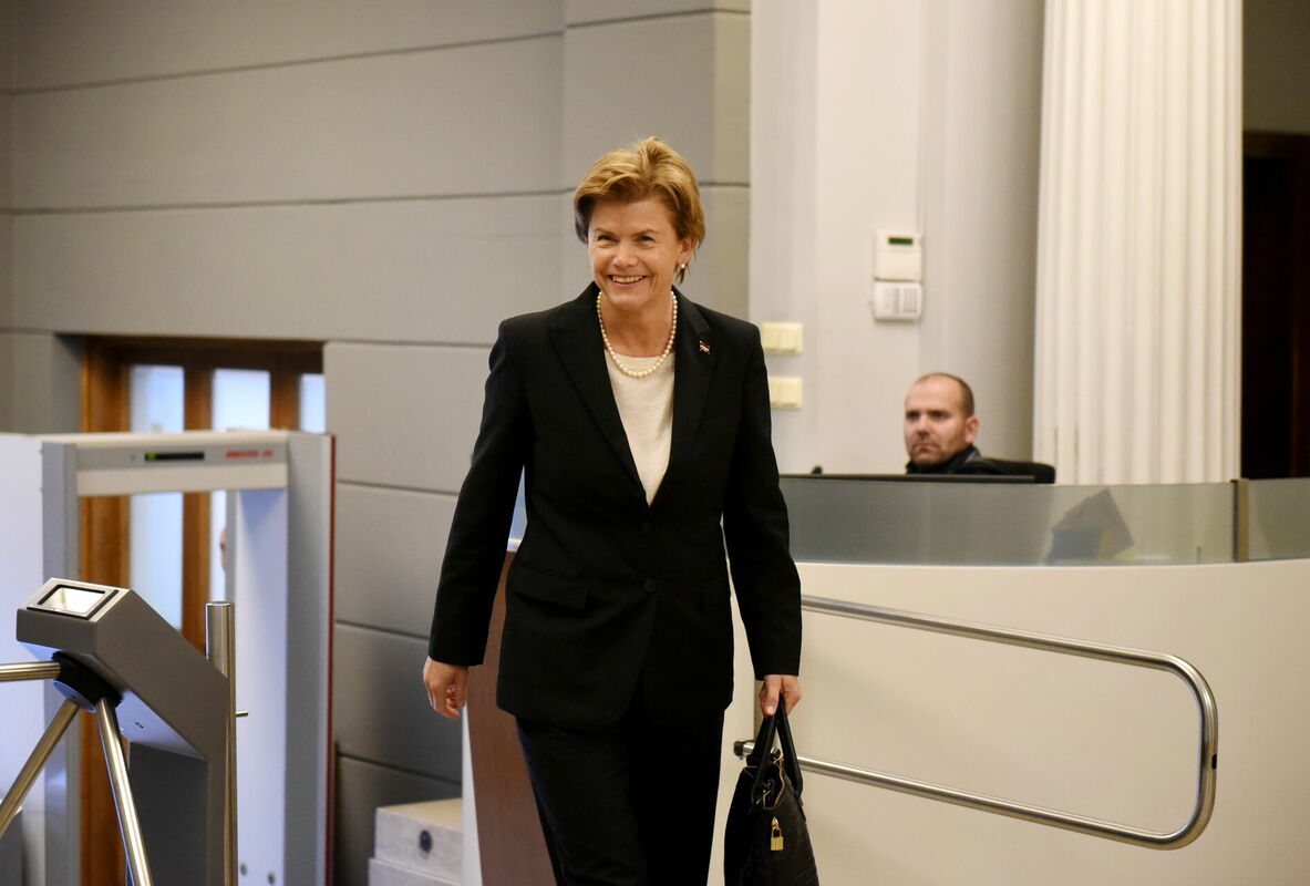 Ārlietu ministre Baiba Braže. Foto: Zane Bitere/LETA