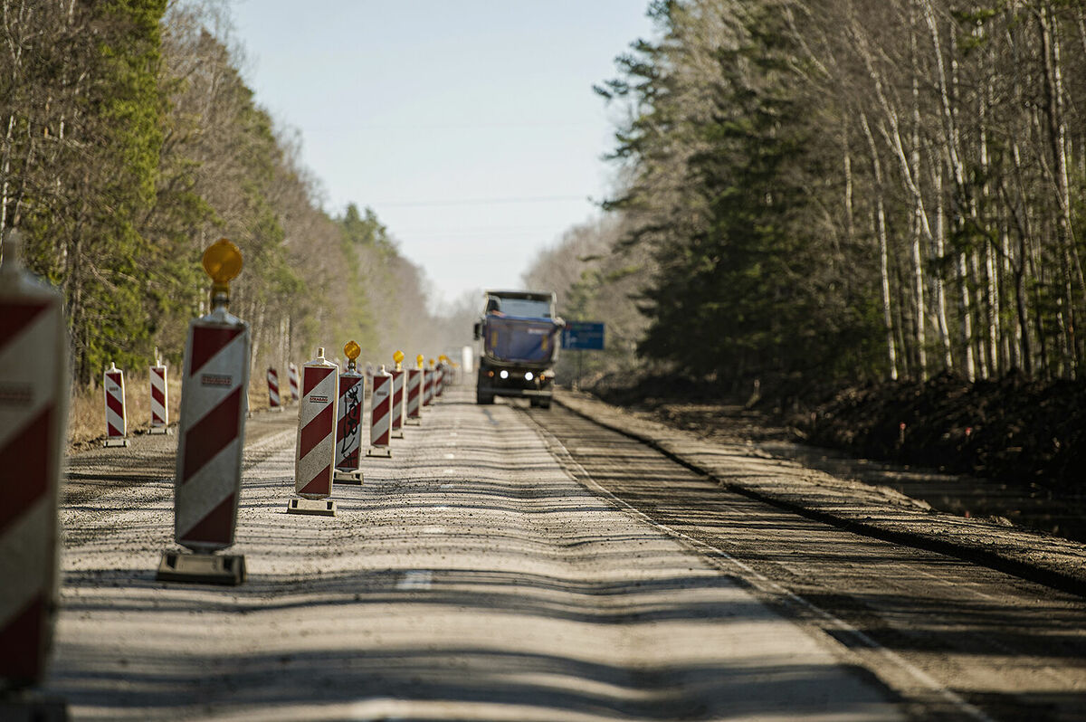 Ceļu remonti. Foto: LVC