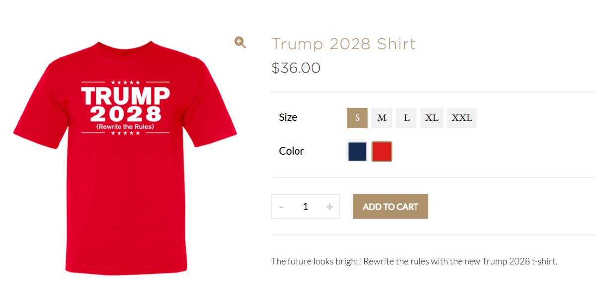 Foto: trumpstore.com