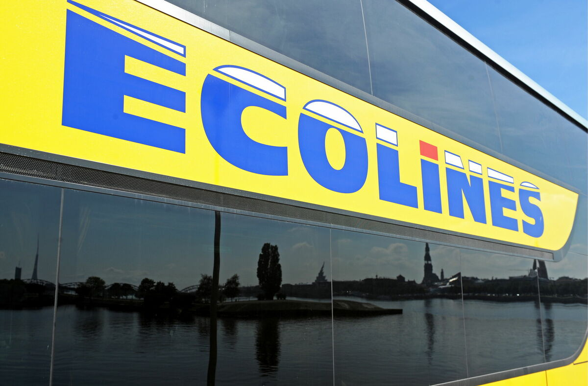 "Ecolines" autobuss Foto: LETA