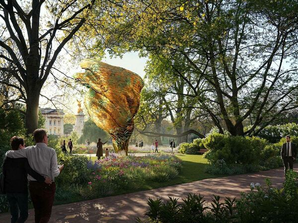 Karaliskie dārzi. Foto: Foster + Partners