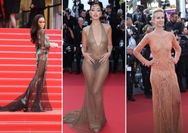 Foto: modeles Vinnija Hārlova, Sindija Kimberlija, lēdija Viktorija Hervija, ekrānuzņemumi no "Vogue" un woman.ru, 1188.lv kolāža