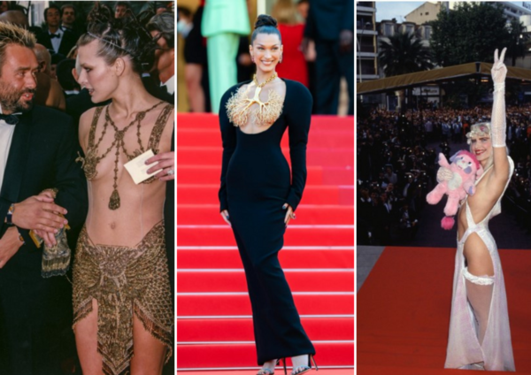 Foto: aktrise Mila Jovoviča, modele Bella Hadida, bijusī pornozvaigzne un , ekrānuzņemumi no "Vogue" un woman.ru, 1188.lv kolāžapolitiķe Ilona Stalere