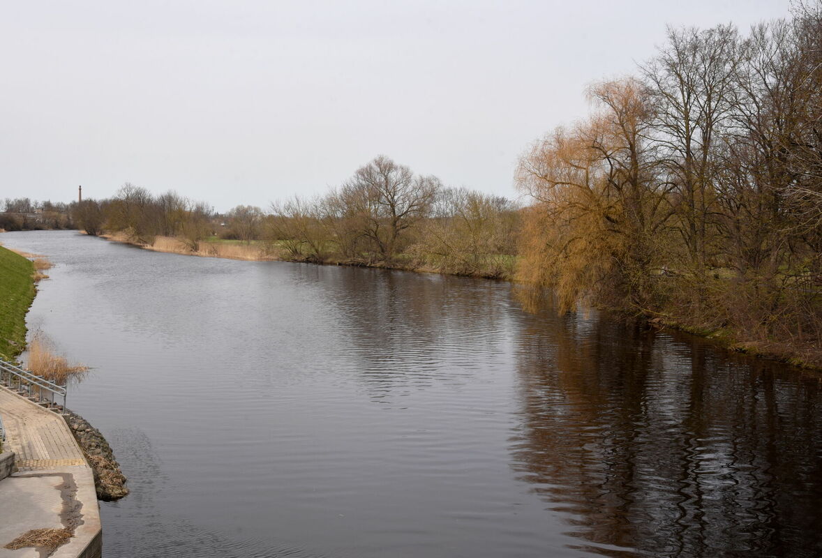 Lielupe Jelgavā. Foto: Zane Bitere/LETA