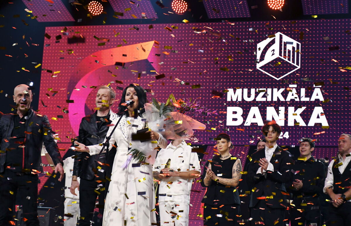 "Muzikālā banka 2024" fināls Daugavpils Olimpiskajā centrā. Foto: Ivars Soikāns/LETA