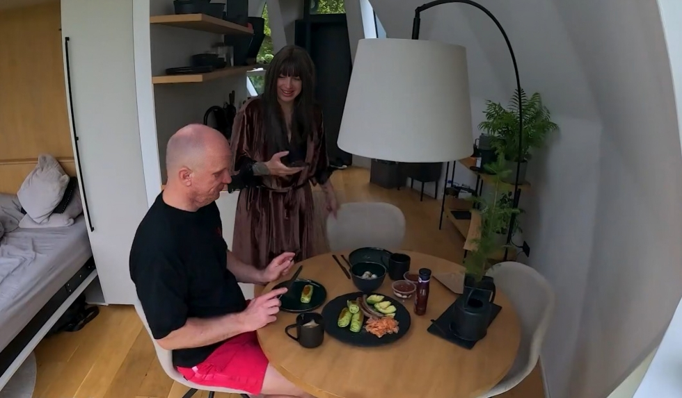 Foto: Ekrānuzņēmums no raidījuma "Slavenības. Bez filtra"