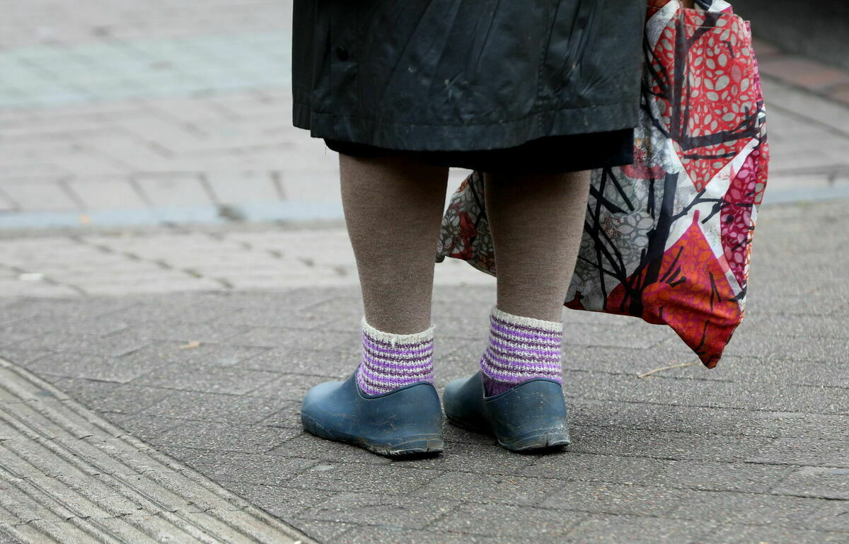 Pensionārs. Foto: Evija Trifanova/LETA