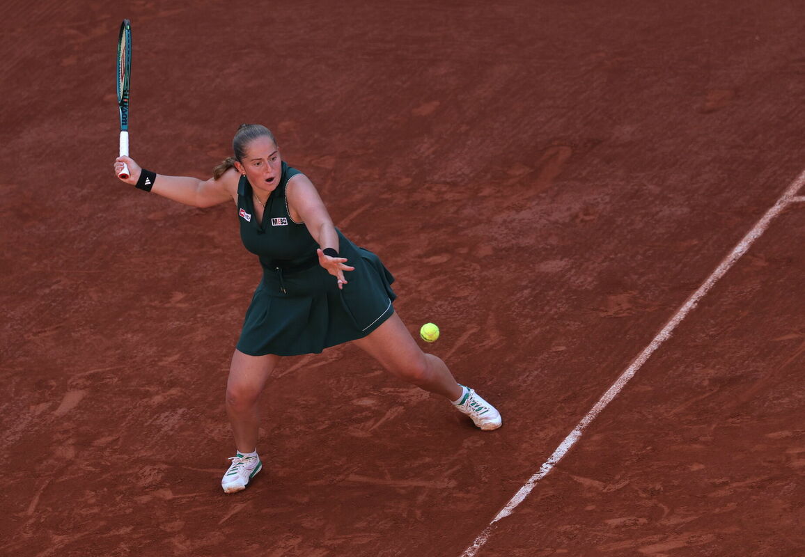 Aļona Ostapenko. Foto: EPA/Scanpix