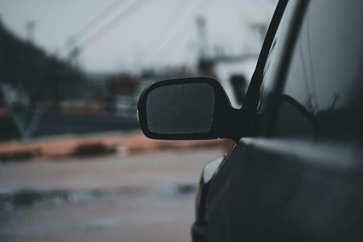 Auto spogulis. Foto: Unsplash