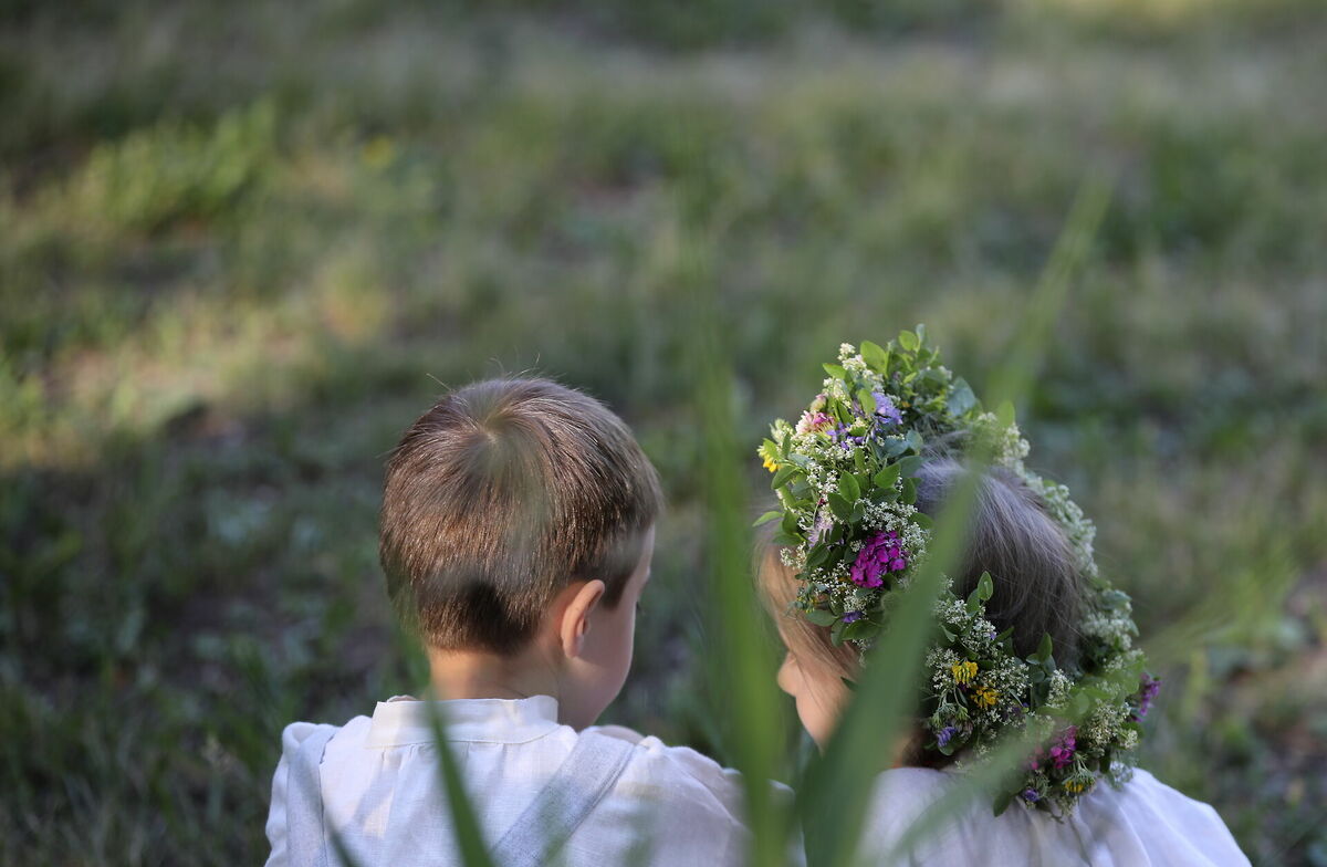 Ielīgošanas pasākums "Saulgriežu ugunis. Foto: Evija Trifanova/LETA