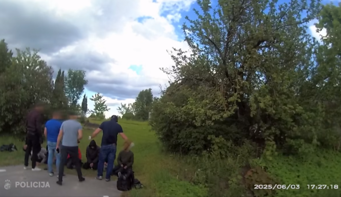 Foto: Ekrānšāviņš no video/Valsts policija