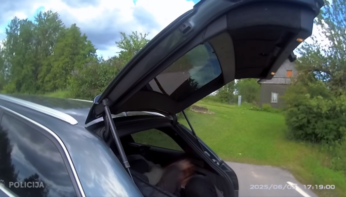Foto: Ekrānšāviņš no video/Valsts policija