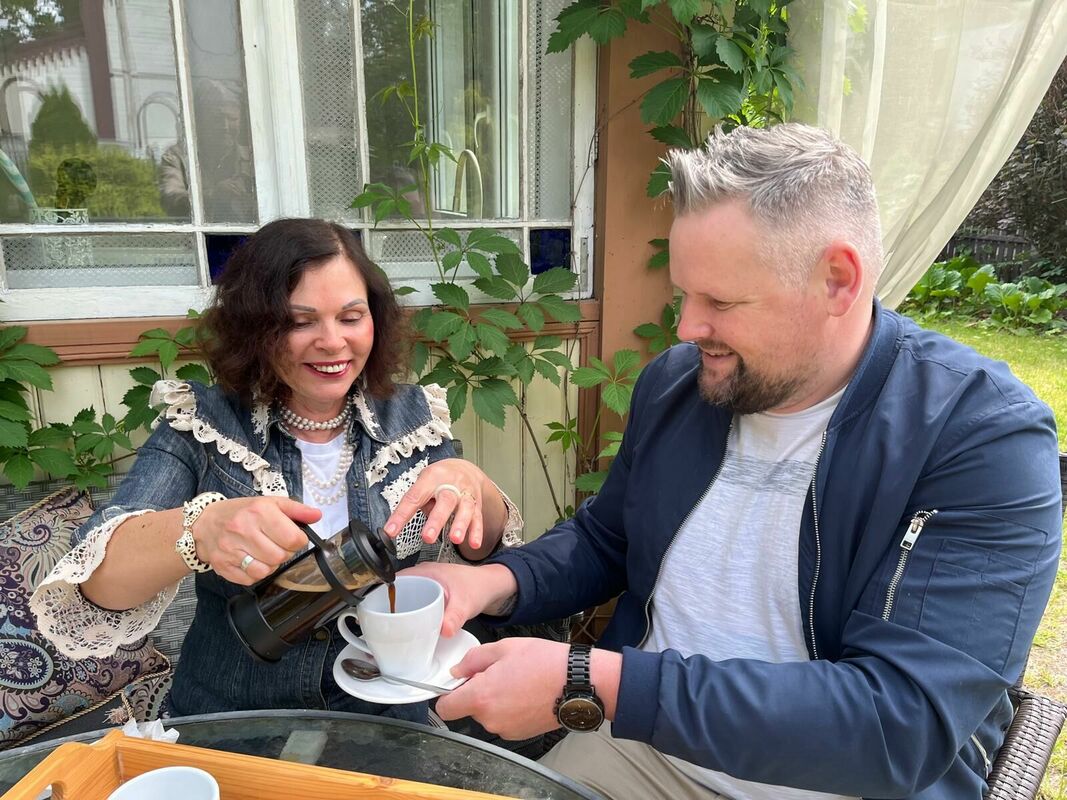 Rita Lasmane, Helmuts Bēķis. Foto: no privātā arhīva